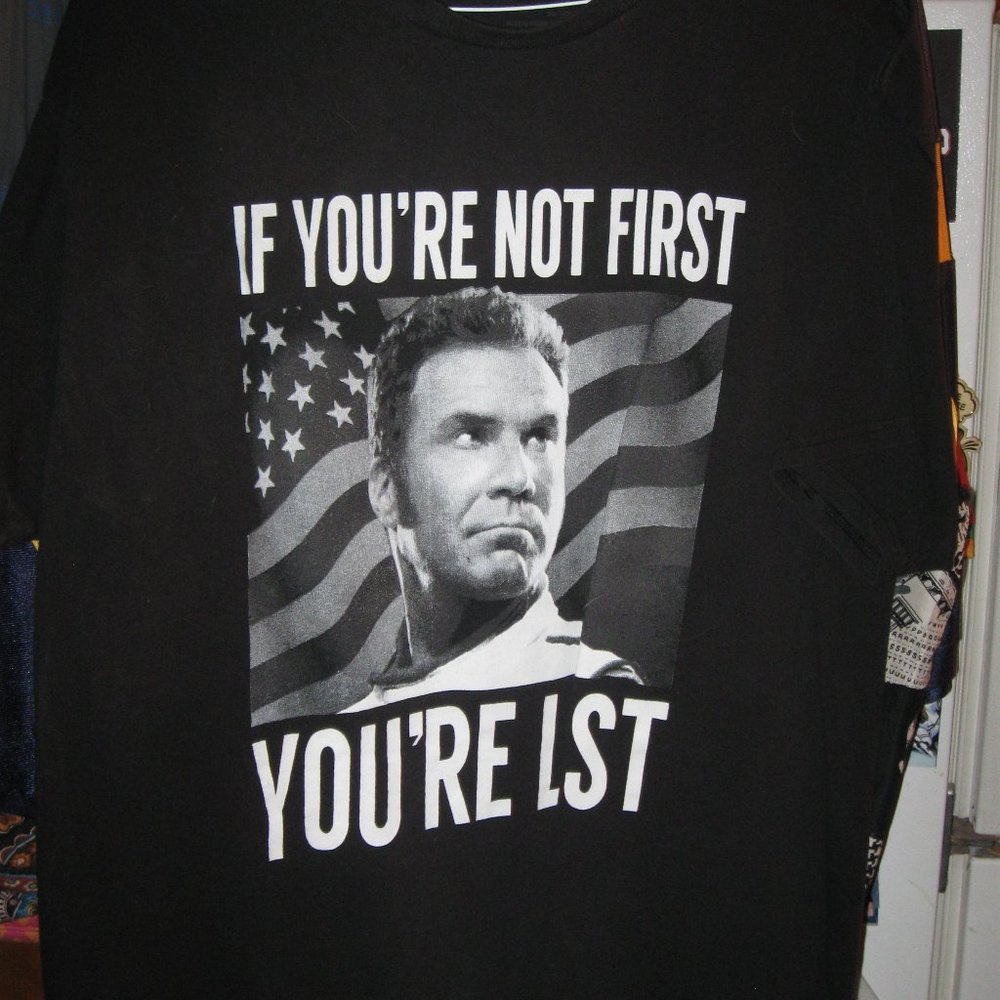 Will Ferrell Ricky Bobby Talledaga Nights Tee XL